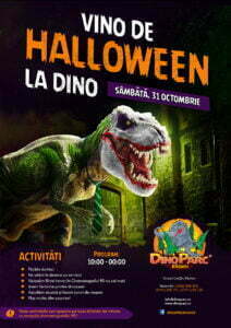 poster Halloween la Dino Parc