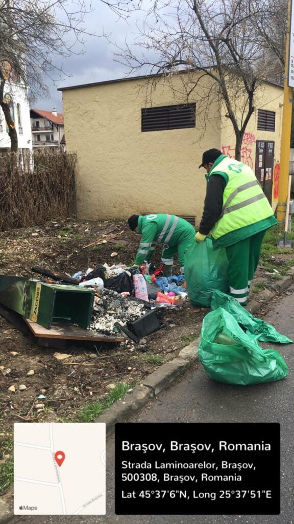 VIDEO Un brașovean vigilent l-a prins în flagrant delict pe un cetățean iresponsabil din Noua care contribuia la „alimentarea” unei gropi de gunoi de pe strada Laminoarelor