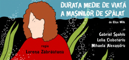 „Durata medie de viață a mașinilor de spălat”, comedia scrisă de autoarea brașoveană Elise Wilk, va putea fi vizionată pe 6 decembrie la Centrul Cultural Reduta