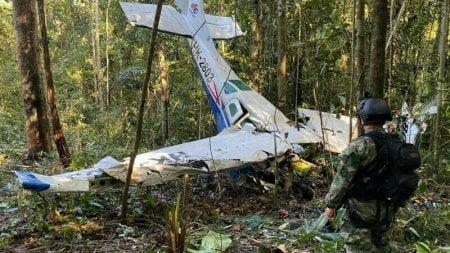 Patru copii, toți sub 14 ani, au supraviețuit 40 de zile în jungla amazoniană, singuri, după ce avionul cu care zburau s-a prăbușit