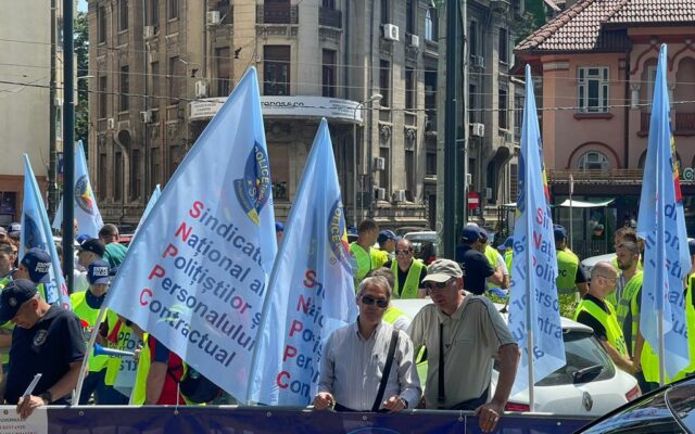 Val de proteste/Sindicatul Național al Polițiștilor: „Până să blocheze magistrații activitatea, putem bloca noi țara, inclusiv instanțele și parchetele”