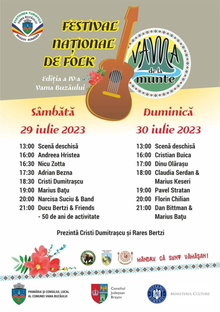 Festival de muzică folk la Vama Buzăului, în acest weekend. RAT Brașov suplimentează cursele spre această destinație